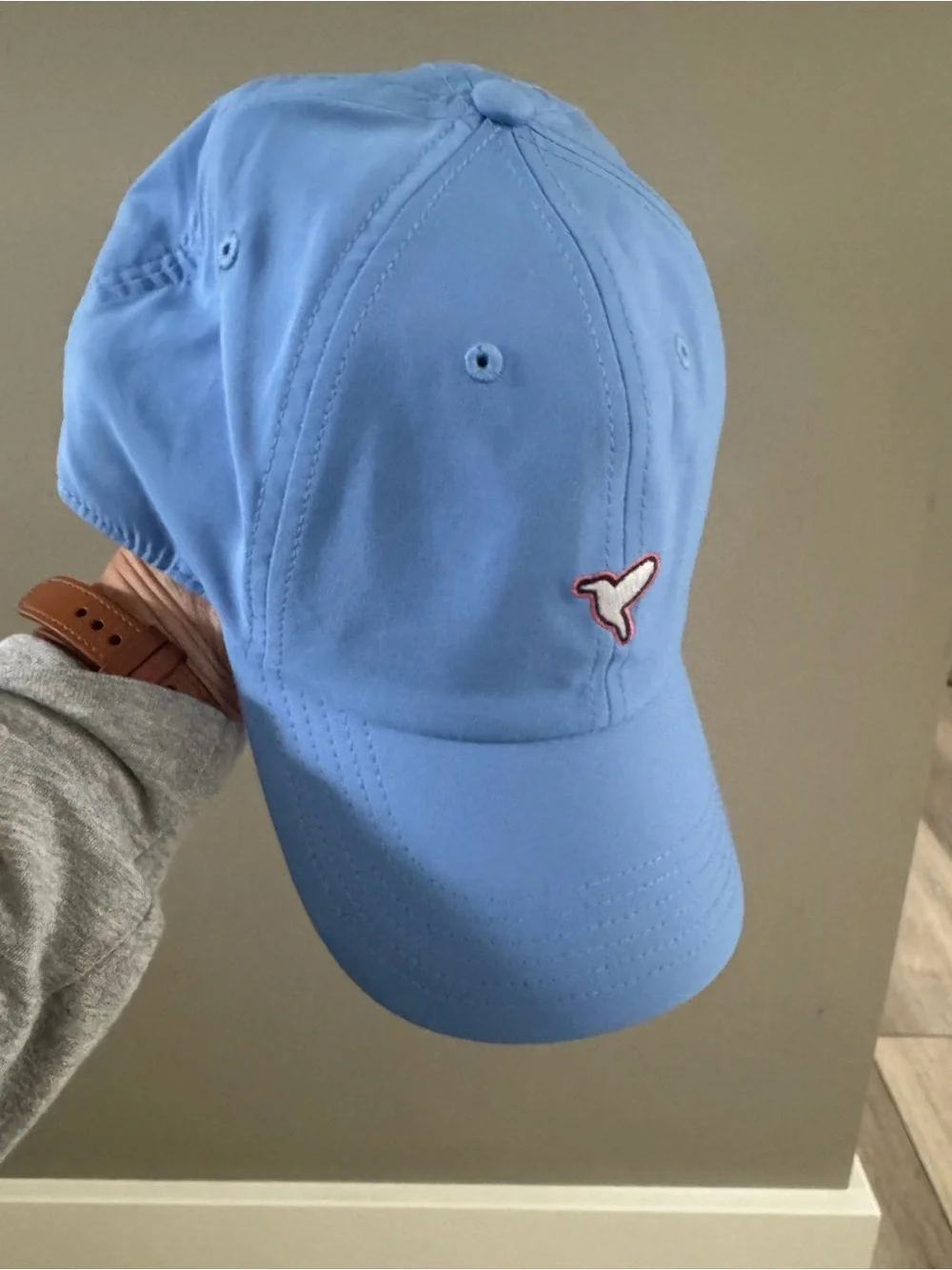 Birddogs Light Blue Baseball Cap with White & Red Logo